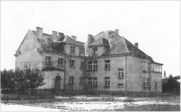 Zdjęcie: Widok budynku szkoły od strony wschodniej, rok 1961